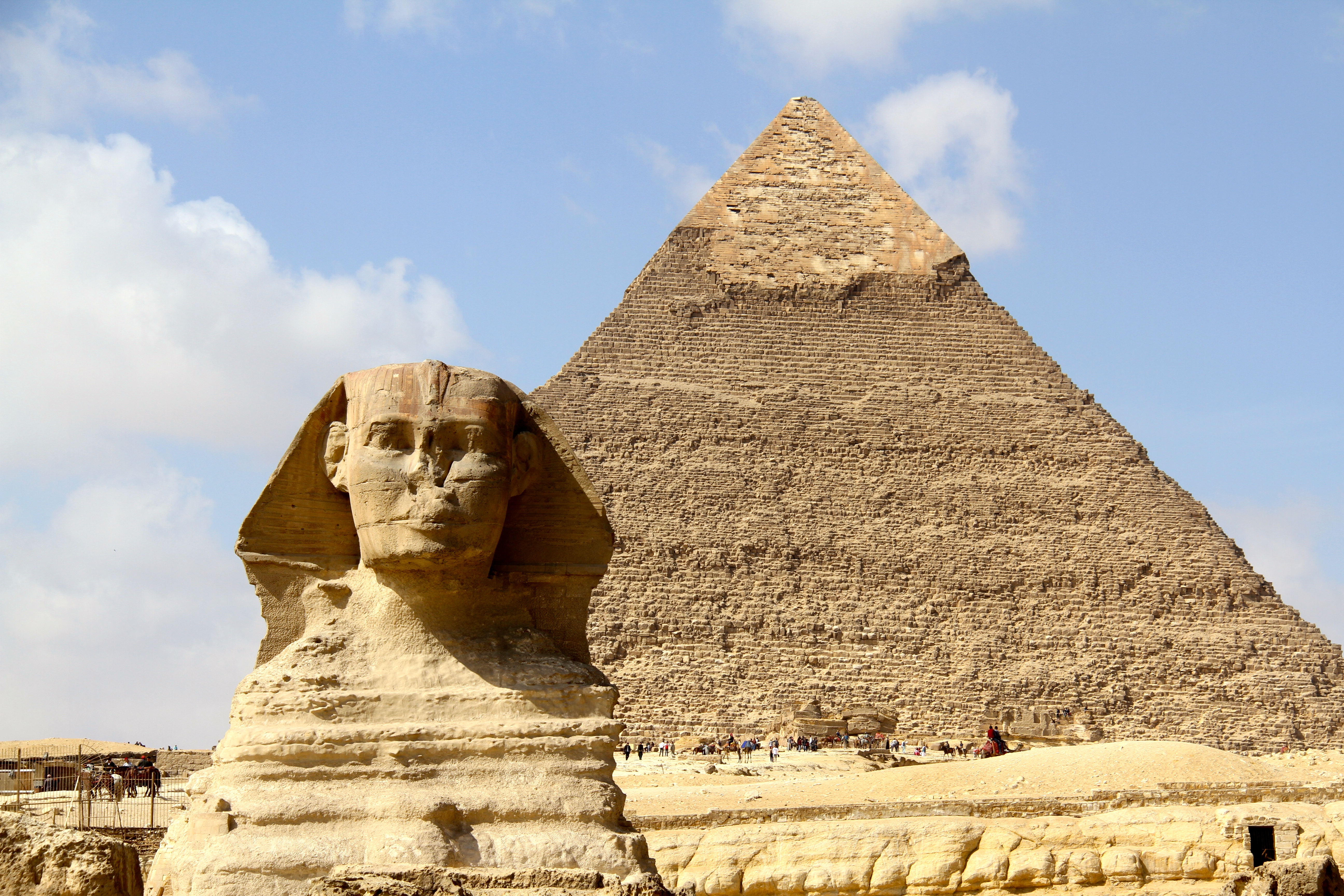 пирамиды гизы и сфинкс